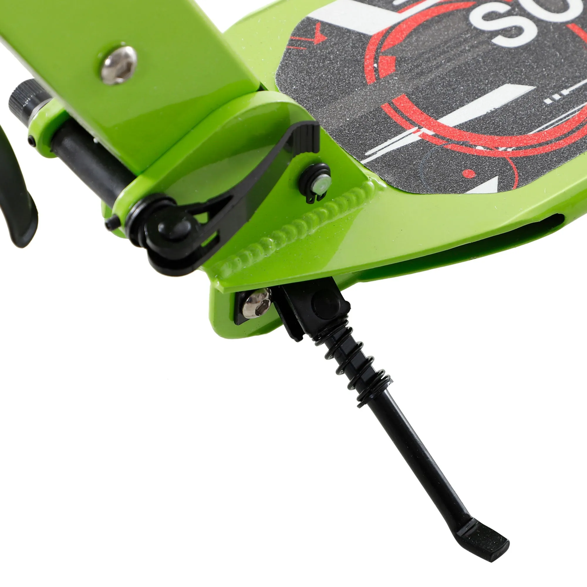 Teens Adult Kick Scooter Fold Adjust 14  w/ Dual Brake System Green