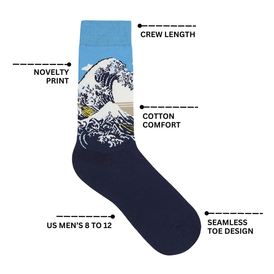 The Simple Life Printed Crew Length Socks