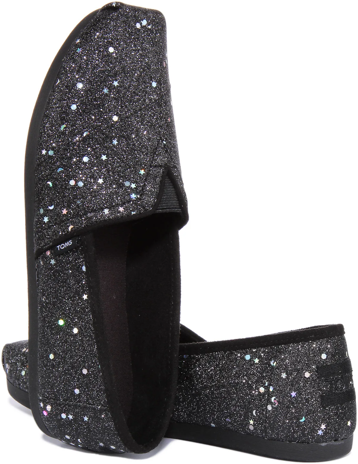 Toms Alpargata In Black Shiny For Women