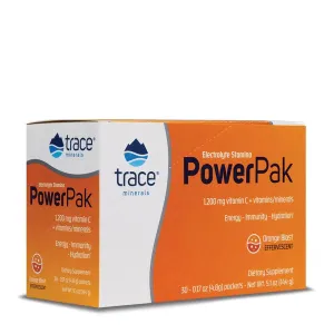 TRACE MINERALS POWERPAK VITAMIN C ORANGE 1200GM 30'S