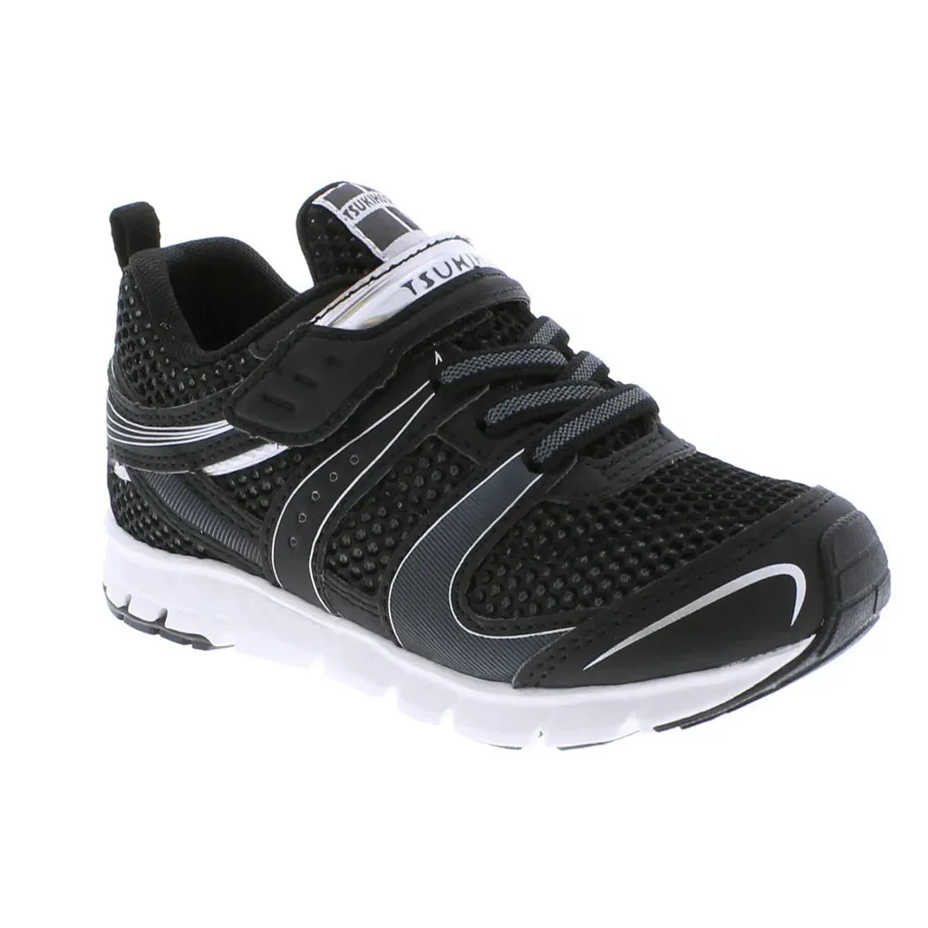 Tsukihoshi Youth Velocity (Sizes 1.5 - 7) - Black/Silver