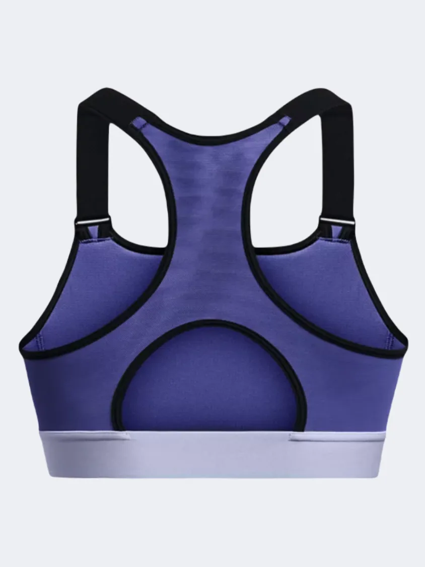 Under Armour Heat Gear High Women Training Bra Black/Celeste