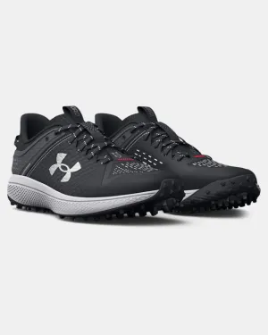 Under Armour Men's Yard Turf Baseball Shoe - Black