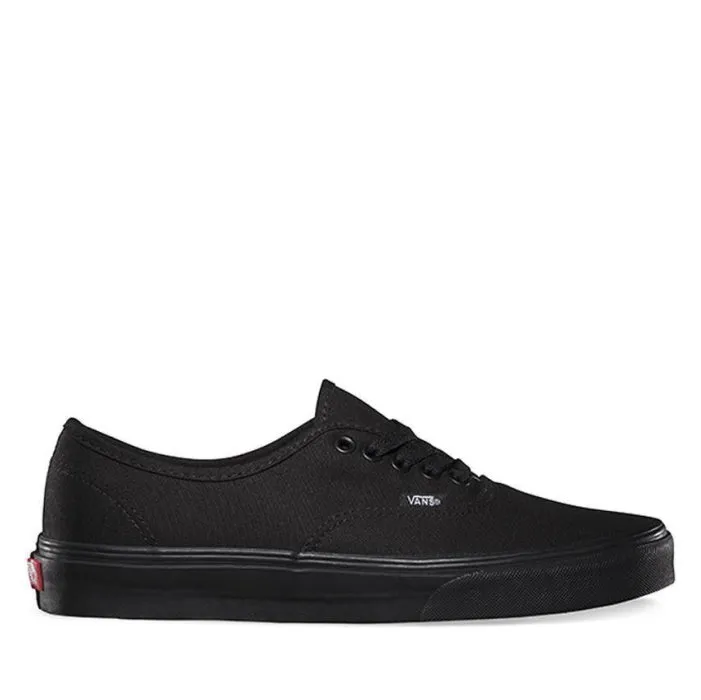 Vans - Authentic Canvas Black/Black - womens unisex NOT RETURNABLE