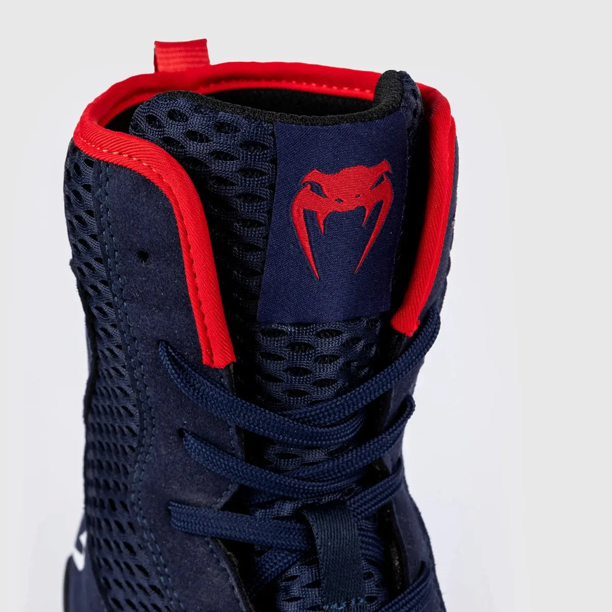 Venum Contender Boxing Shoes Navy Blue/Red