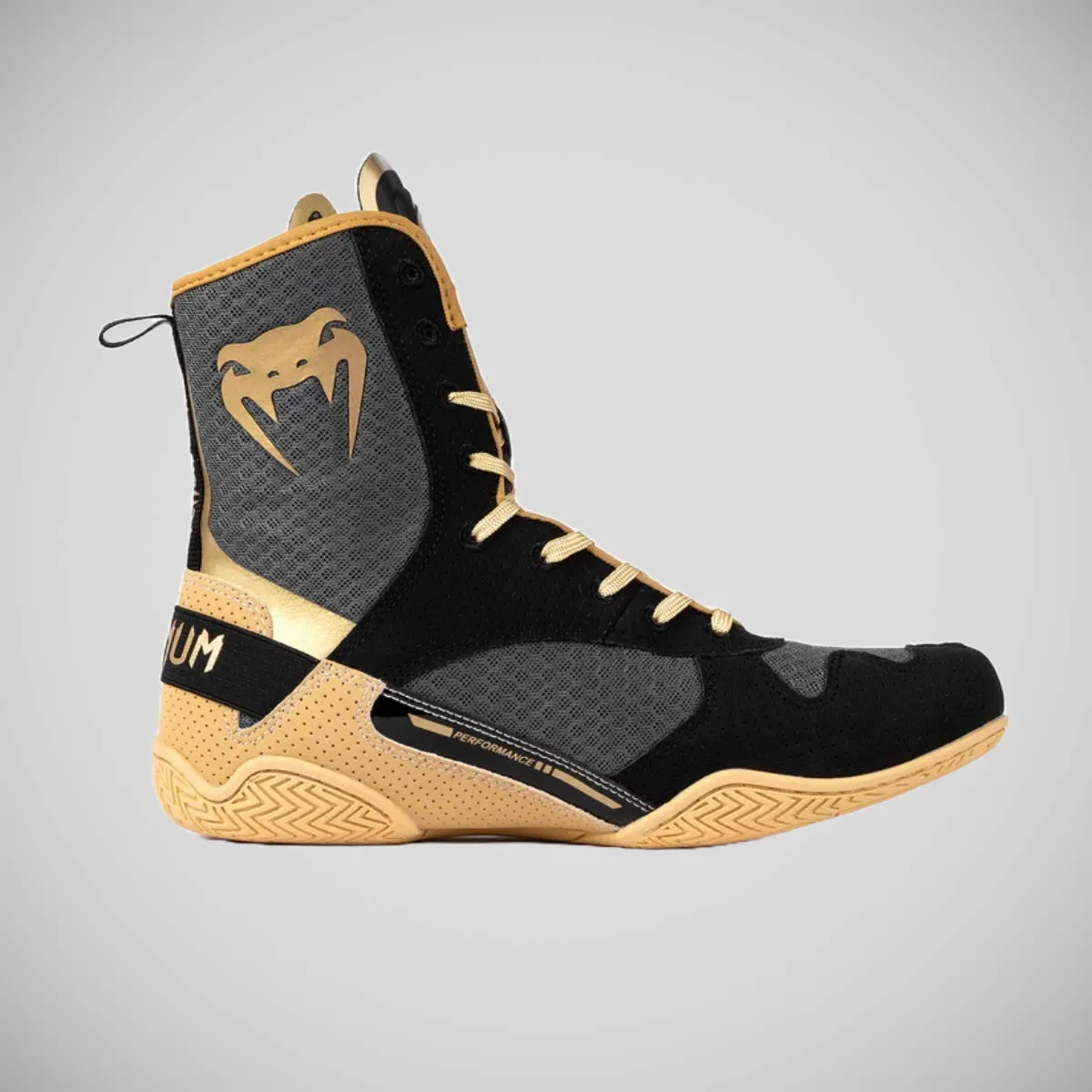 Venum Elite Boxing Shoes Black/Beige