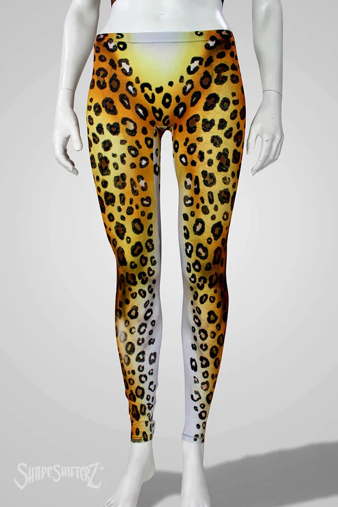 Woman's 'LEOPARD' Leggings -- sportswear/costume