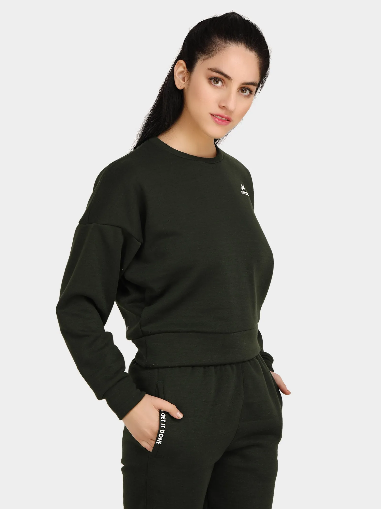 Womens crop sweatshirt