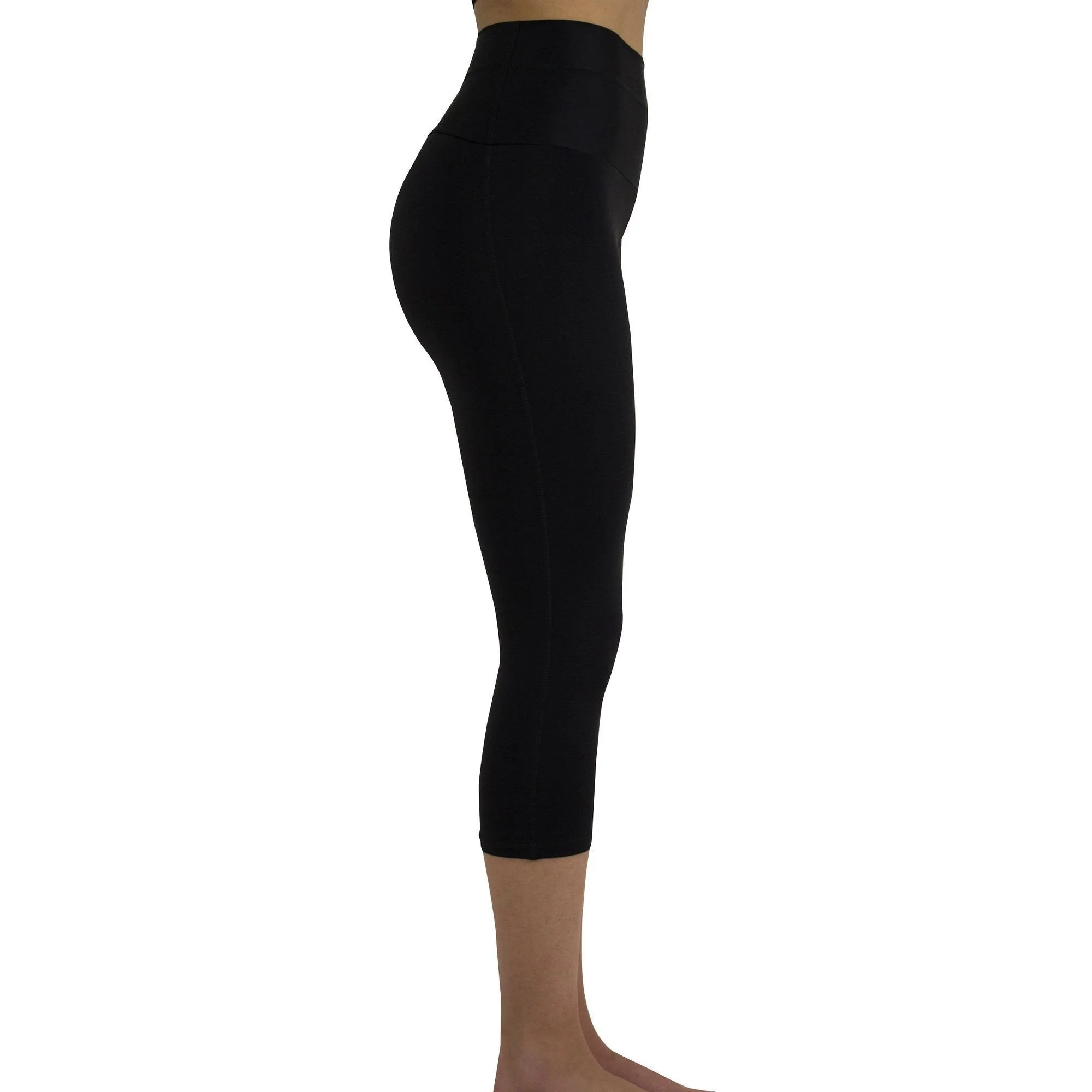 Women's Fitness Leggings Flat-Stomach Cropped Bottoms Shape 