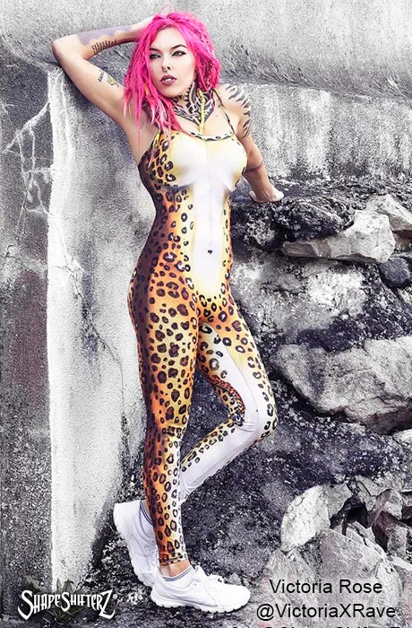 Women's 'LEOPARD' Unitard - sportswear/costume