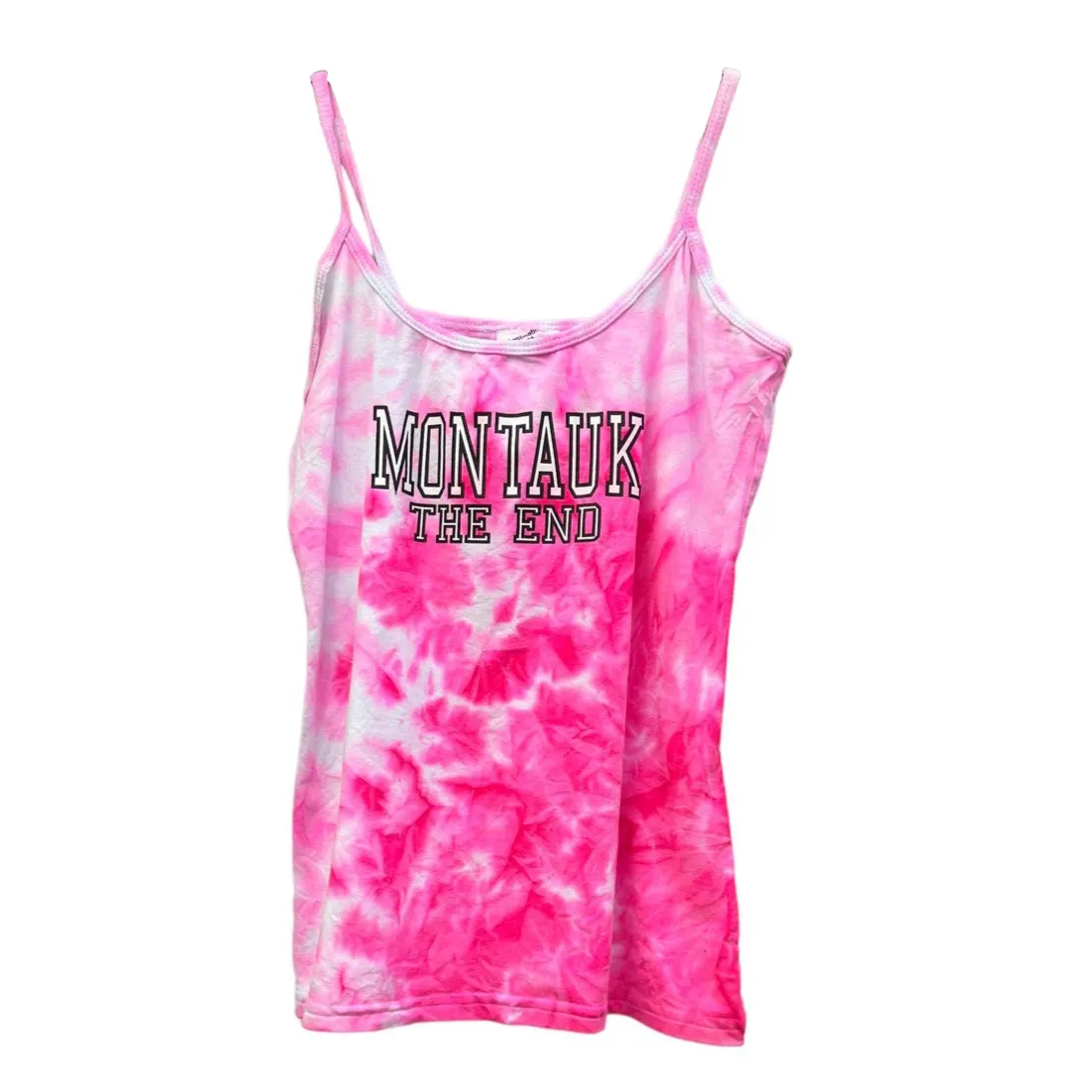 Women's Montauk Surf and Sports Tie Dye Montauk The End Tank Top