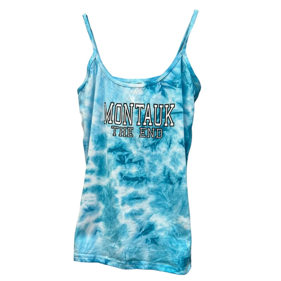 Women's Montauk Surf and Sports Tie Dye Montauk The End Tank Top