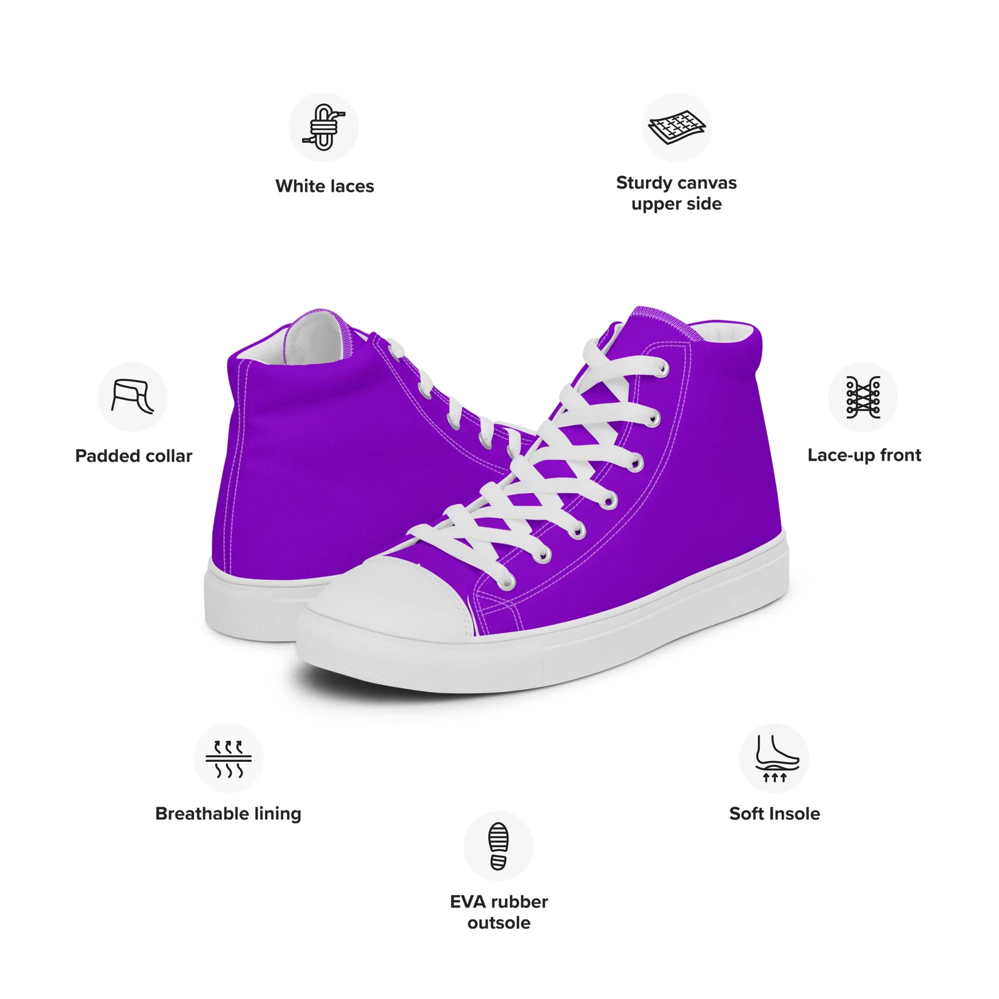 Women’s Purple High Top Shoes