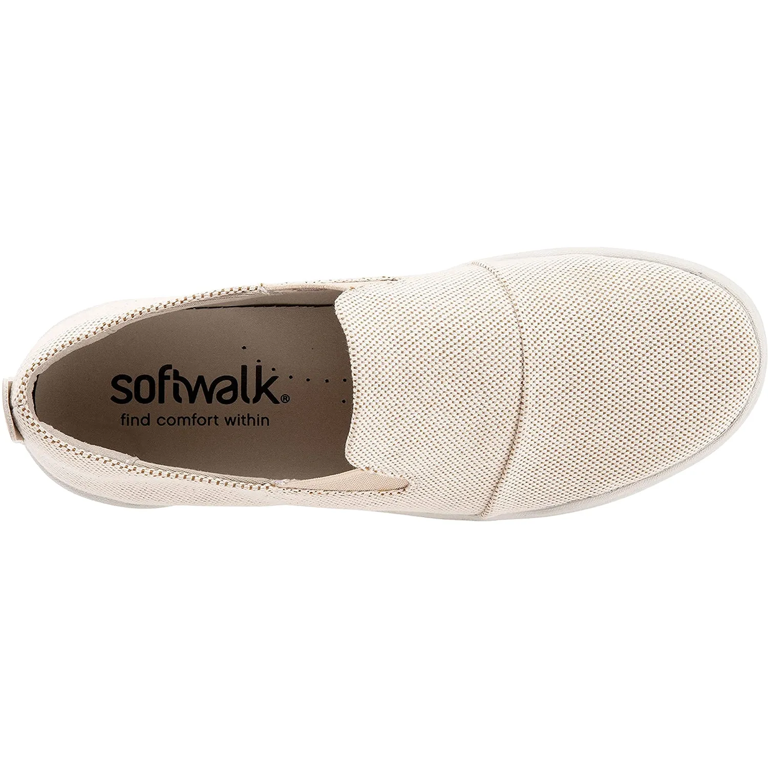 Women's SoftWalk Alexandria Cream Canvas