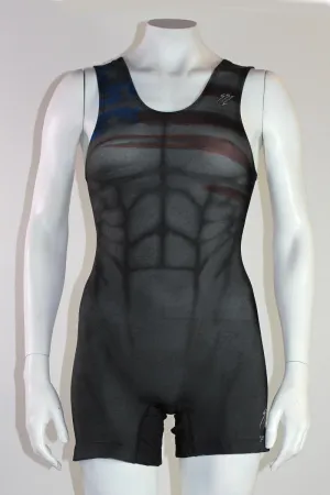 Women's TomBoy 'USA Dark Star' Weightlifting Singlet