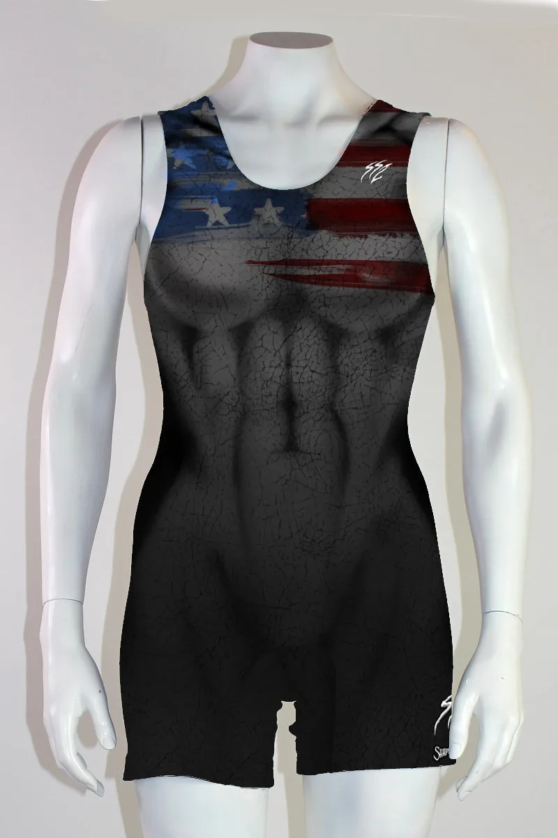 Women's 'USA Dark Star' Weightlifting Singlet