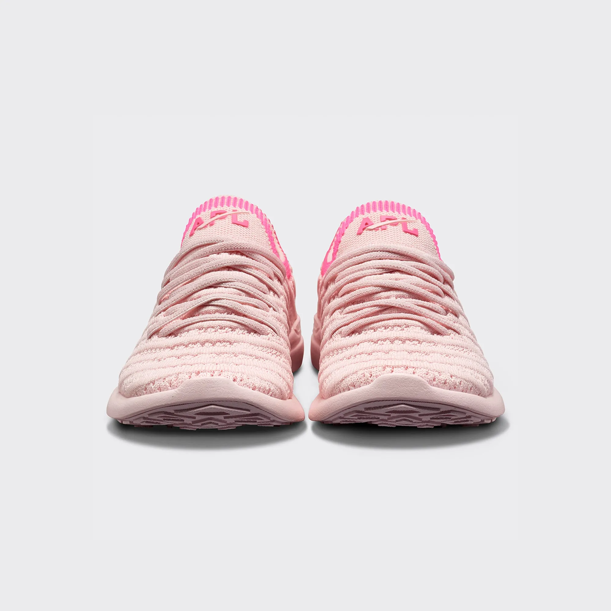 Youth's TechLoom Wave Bleached Pink / Fusion Pink / Ribbed