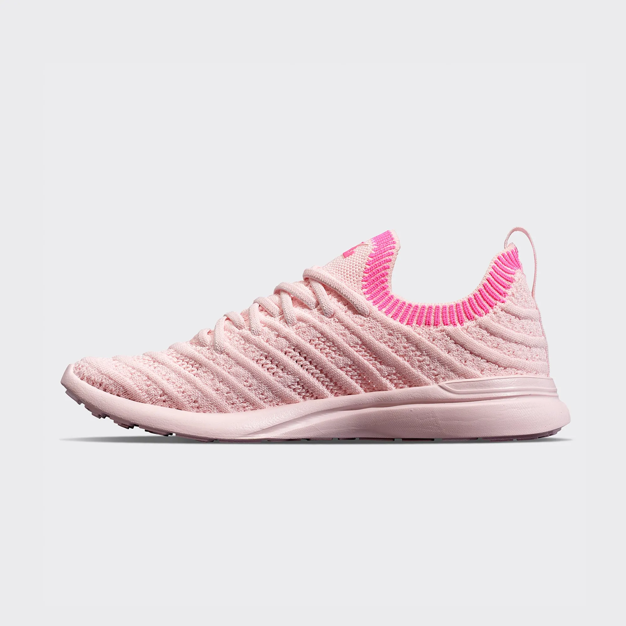 Youth's TechLoom Wave Bleached Pink / Fusion Pink / Ribbed