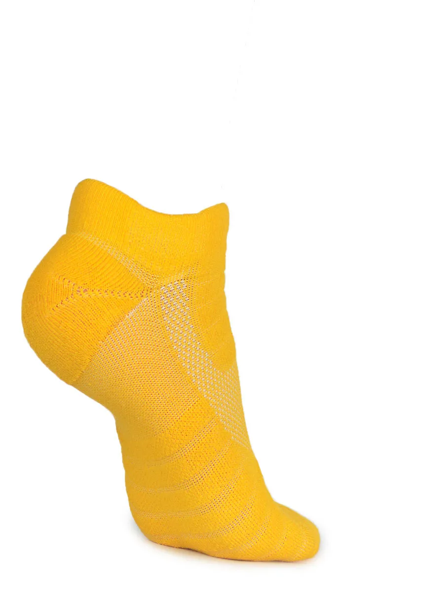 Zone Cushion Short Socks - JCB- 3001- Yellow